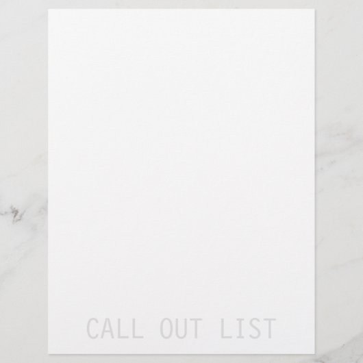 Quarantine Bingo Lockdown Activities Call Out List (Achterkant)