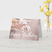 Quarantine Birthday Card Funny Roos Gold Kaart (Gele Bloem)