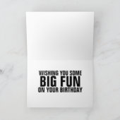 QUARANTINE BIRTHDAY CHIMPANZEE WENSKAART KAART (Binnen)