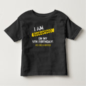 Quarantine Birthday Kinder Shirts (Voorkant)