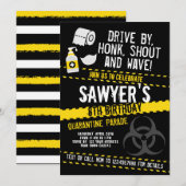 Quarantine Birthday Parade Kaart (Voorkant / Achterkant)