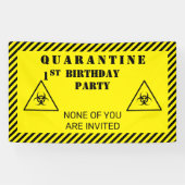 Quarantine Birthday Party Any Age Personated Spandoek (Horizontaal)