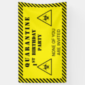 Quarantine Birthday Party Any Age Personated Spandoek (Verticaal)