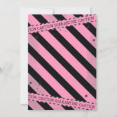 Quarantine Birthday Party Invitation Virtual Zoom Kaart (Achterkant)