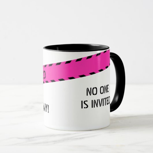 Quarantine Birthday Party, Virtual Birthday Mok (Voorkant rechts)