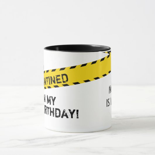 Quarantine Birthday Party, Virtual Birthday Mok (Midden)