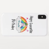 Quarantine Birthday Unicorn-regenboog Case-Mate iPhone Case (Achterkant (horizontaal))