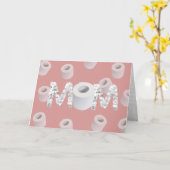 Quarantine Blush Moederdag Kaart Grappig (Gele Bloem)
