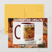 Quarantine Briefkaart Update Friends and Family (Voorkant / Achterkant)