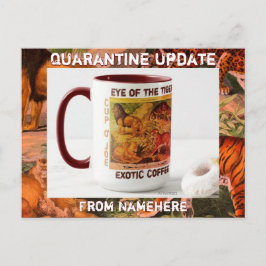 Quarantine Briefkaart Update Friends and Family