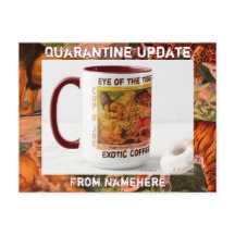 Quarantine Briefkaart Update Friends and Family