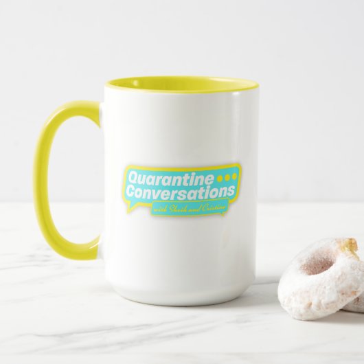 Quarantine Conversations COVID-19 Mok (Met donut)