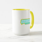 Quarantine Conversations COVID-19 Mok (Voorkant rechts)