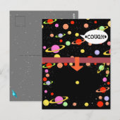 QUARANTINE COUGH DISTANCING DOOR Jetpackcorps Briefkaart (Voorkant / Achterkant)