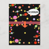 QUARANTINE COUGH DISTANCING DOOR Jetpackcorps Briefkaart (Voorkant)