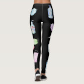 Quarantine Covid 2020 Gezichtsmasker Sanitizer Pat Leggings (Achterkant)
