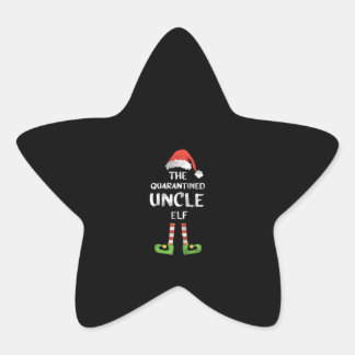 Quarantine-d oom Elf Family Matching Cool Christus Ster Sticker