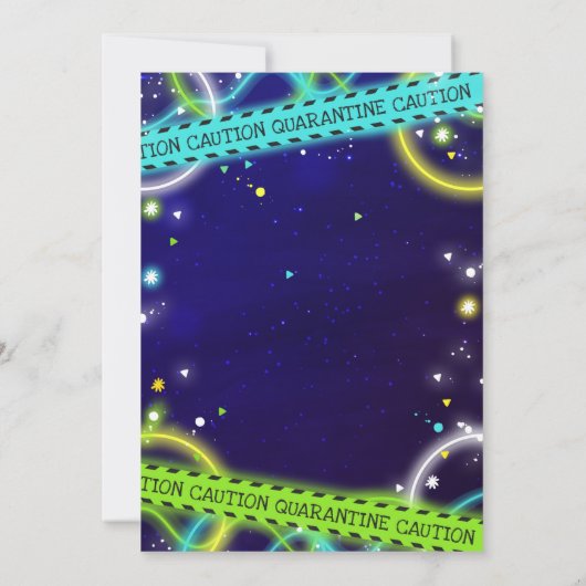 Quarantine Drive-By Verjaardagsparade Kaart (Achterkant)
