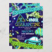 Quarantine Drive-By Verjaardagsparade Kaart (Voorkant / Achterkant)
