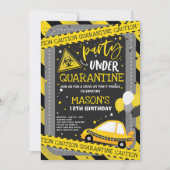 Quarantine Drive-By Verjaardagsparade Kaart (Voorkant)