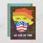 QUARANTINE FACE MASK COVID 19 door Slipperywindow Briefkaart (Voorkant / Achterkant)