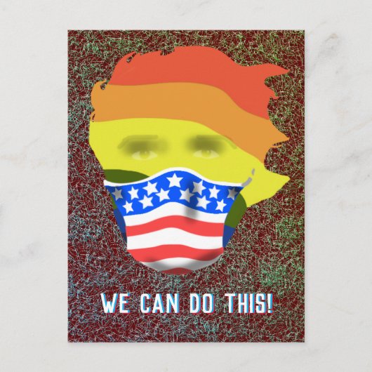 QUARANTINE FACE MASK COVID 19 door Slipperywindow Briefkaart (Voorkant)