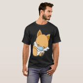 Quarantine Fox Sleeping Face Mask Fox T-shirt (Voorkant volledig)