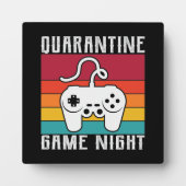 Quarantine Game Night, Funny Gaming, Video Gamer Fotoplaat (Voorkant)