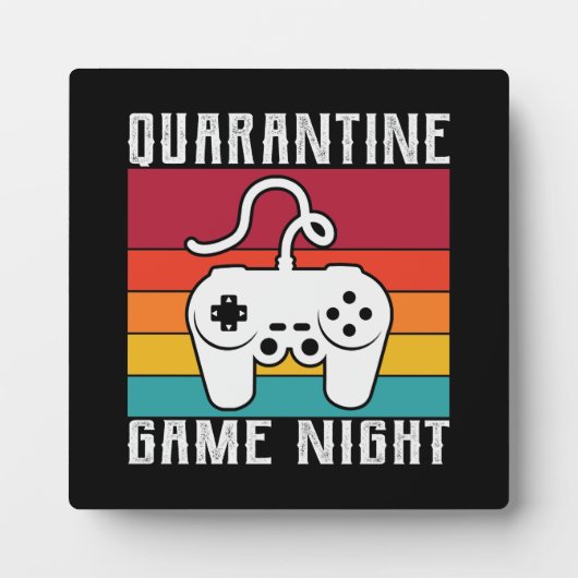 Quarantine Game Night, Funny Gaming, Video Gamer Fotoplaat (Voorkant)