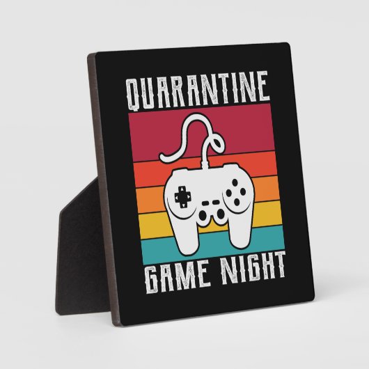Quarantine Game Night, Funny Gaming, Video Gamer Fotoplaat (Voorkant)