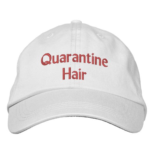 Quarantine Hair-geborduurd pet (Voorkant)