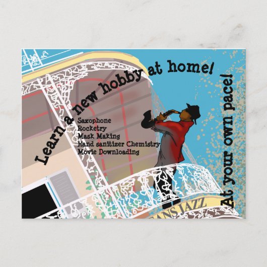 QUARANTINE-HOBBIES via Slipperywindow Briefkaart (Voorkant)