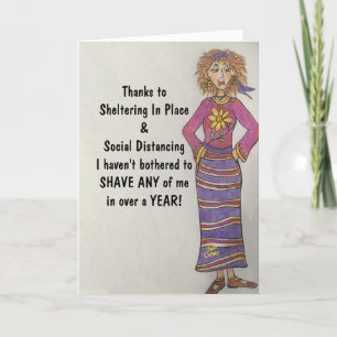 Quarantine Humor Card Kaart