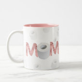 Quarantine Humor Moederdag Tweekleurige Koffiemok (Links)