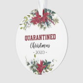 Quarantine Kerstmis 2020 Foto familie Ornament (voorkant)