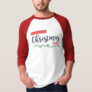 Quarantine Kerstmis 2020 Raglan Shirt