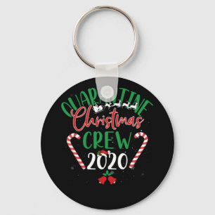 Quarantine kerstmis 2020 Red Green Style Sleutelhanger