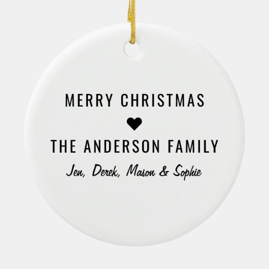 Quarantine Kerstmis | Funny 2020 Herdenking Keramisch Ornament (Achterkant)