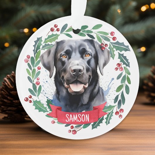 Quarantine Kerstmis Ruff Year Face Mask Santa Dog Ornament