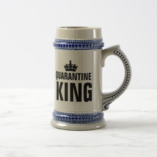 QUARANTINE KING BEER STEINS VOOR HEM BIERPUL (Rechts)