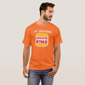 Quarantine King Birthday T-shirt (Voorkant volledig)