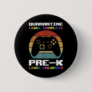 Quarantine Level Complete Pre-K Unlocked Boys Teru Ronde Button 5,7 Cm