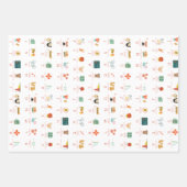 Quarantine Life Alphabet Wrapping Blad Inpakpapier Vel (Voorkant 2)