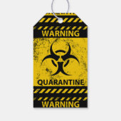 Quarantine Lockdown Birthday Cadeaulabel (Achterkant)
