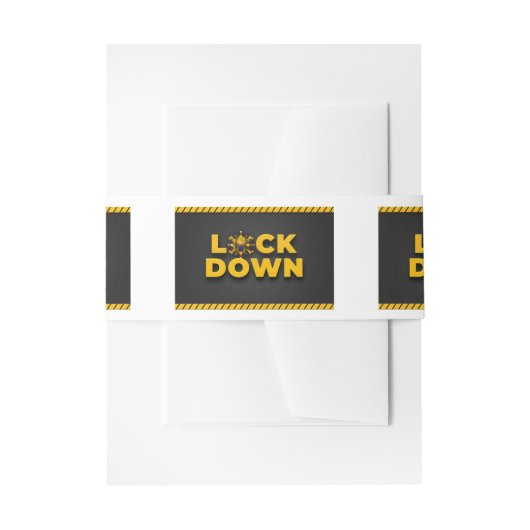 Quarantine Lockdown Feest Uitnodigingen Wikkel (Voorkant Voorbeeld)