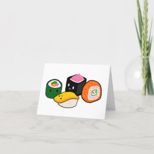 Quarantine Love Card Sushi Ik mis je Bedankkaart