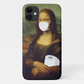 Quarantine Mona Lisa Case-Mate iPhone Case (Achterkant)