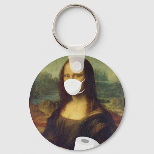 Quarantine Mona Lisa Sleutelhanger (Voorkant)