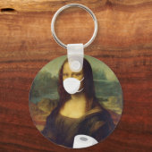 Quarantine Mona Lisa Sleutelhanger (Voorkant)