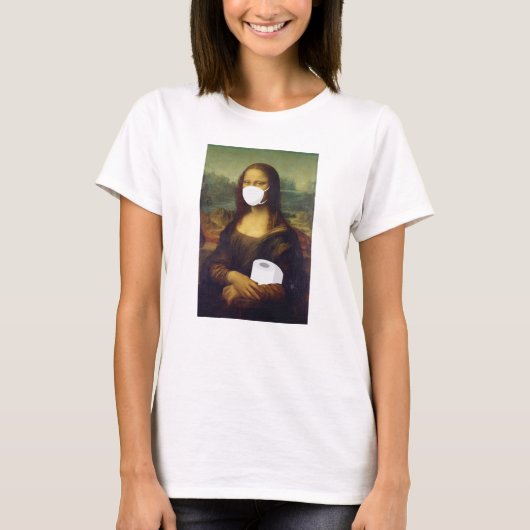 Quarantine Mona Lisa T-shirt (Voorkant)